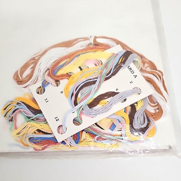 Janlynn Patchwork Angels Birth Announcement Counted Cross Stitch Kit #06-35 NWT - Picture 7 of 8